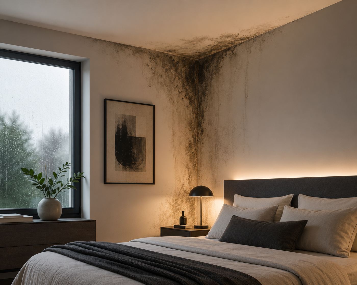 Bedroom damp and humidity
